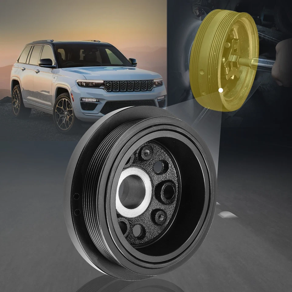 Harmonic Balancer for 11-20 Dodge Charger Durango Jeep Grand Cherokee Chrysler - Image 3 of 4