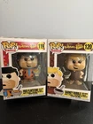 Funko Pop! Vinyl Ad Icons Fred Flintstone #119 & Barney Rubble #120 Pebbles 50t…
