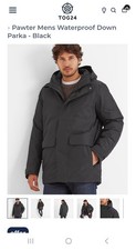 TOG24 Pawter Mens Waterproof Down Parka  XL  Black