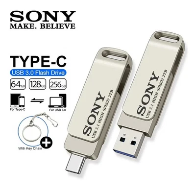 BRANDED USB 3.0 Flash Drive 128GB 256GB 512GB High Speed Metal Pen Drive U Disk