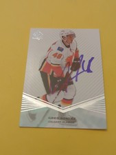 Greg Nemisz Signed Calgary Flames Rookie Card. rookie card picture