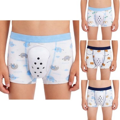 Kids Boys Underwear Healing Boxer Briefs Adaptive Underpants Panty Printed Soft