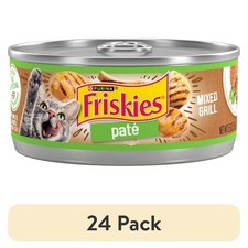 Wet Cat Food Pate Mixed Grill Variety Pack 24 Cans 5.5 Oz Each
