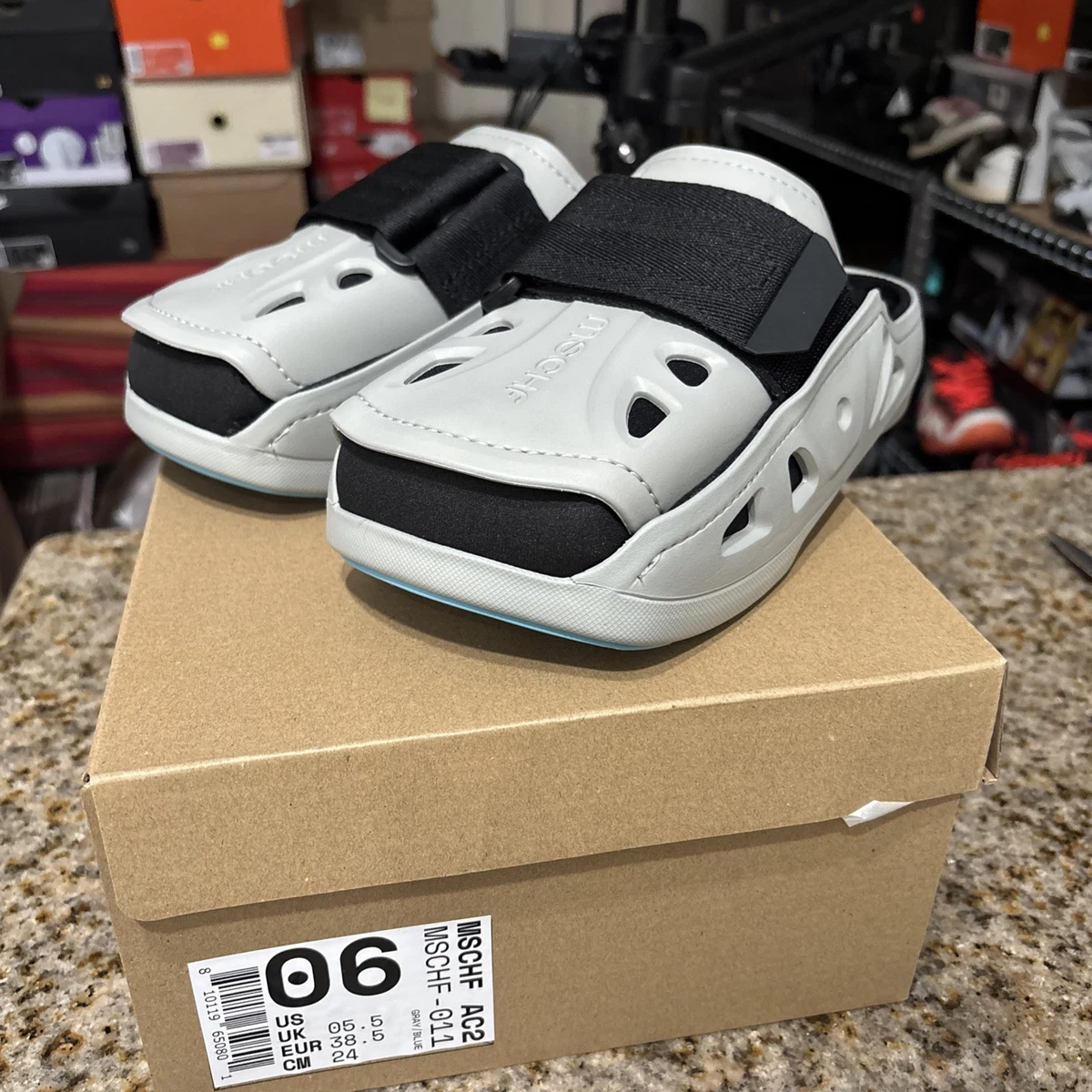 MSCHF AC2 Grey Sneakers Men’s Size 5 New NEW MSCHF AC2 Grey Size 10 Slide **IN HAND ** **READY TO  main image 3