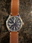 Citizen Chandler Eco-Drive Dark Blue Dial Brown Leather  Men's Watch — photo 1
