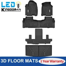 3D Floor Mats Liner for 2021-2026 Chevy Tahoe GMC Yukon Bucket Seats All Weather