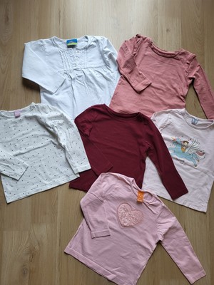 Langarmshirt 92 neu neuwertig Dopodopo Rosa Rose 