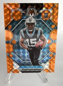 2023 Panini Mosaic Jonathan Mingo Orange #336 Rookie RC Carolina Panthers /199