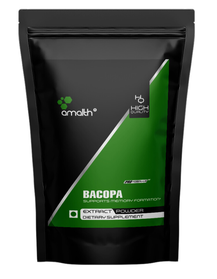 Amalth Bacopa Monieri 20% Ekstrakt bakozydów w proszku 500mg Przechowywanie Cena, oryginalny produkt