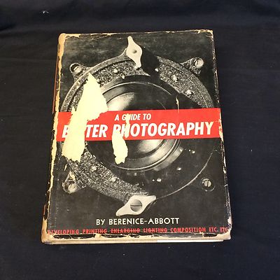Berenice Abbott Better Photography Rare Signed Autograph Book
