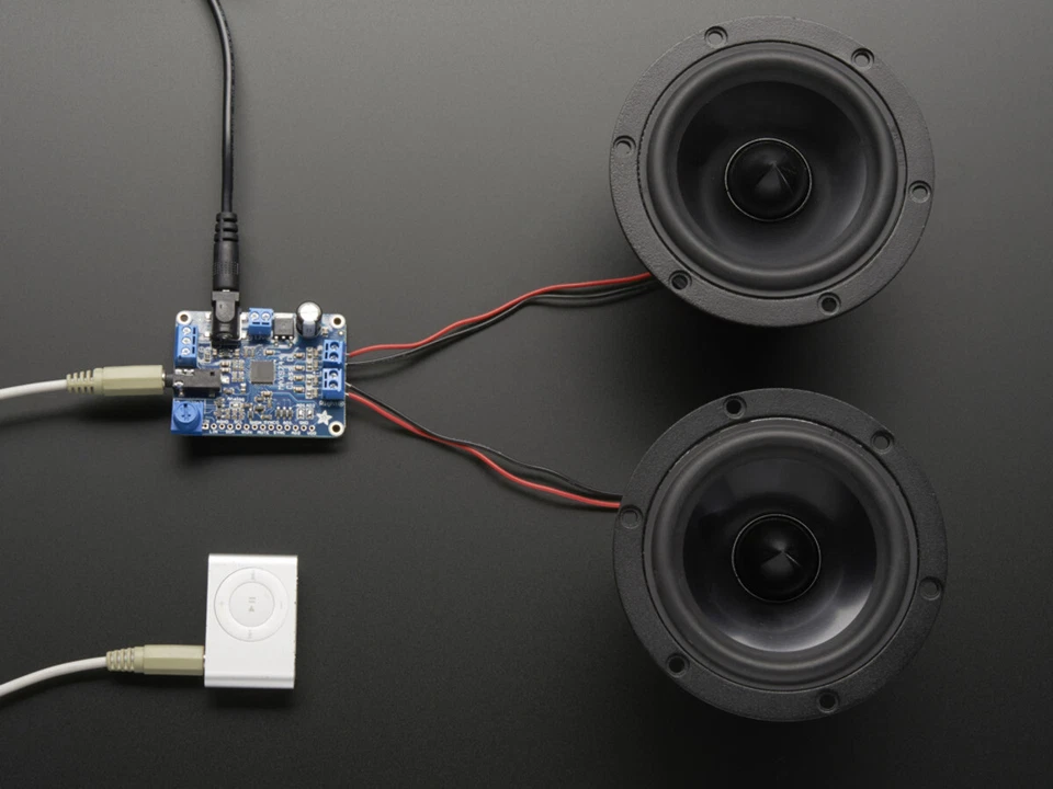 Adafruit Stereo 20W Class D Audio-Verstärker/Audio Amplifier, MAX9744, 1752 - Bild 4 von 4