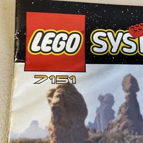 1999 Vintage Star Wars Lego System 7151 Sith Infiltrator Manual ONLY!