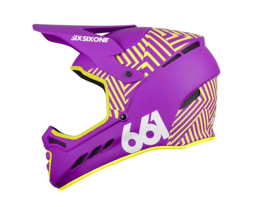 SixSixOne Reset Full Face Helmet - Dazzle Purple - Image 4 of 4