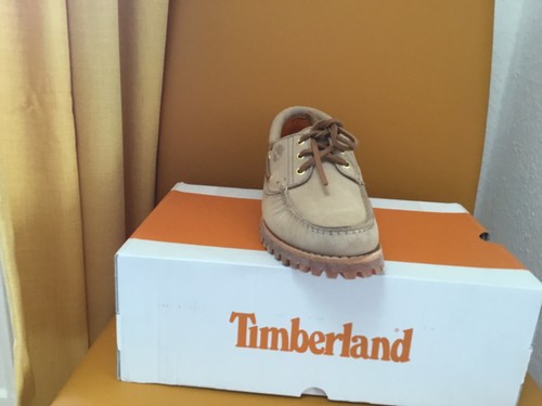Timberland Authentic 3 Eye Classic Leather Shoes Moccasin Size: Selectable NIB - Picture 6 of 7