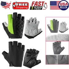 Bike Cycling Half Finger Gloves Short Finger Outdoor Sport Gloves for Man Women