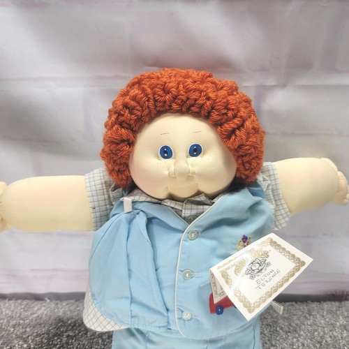 Vintage 1985 Hand Signed Xavier Roberts Little People Cabbage Patch Red Hair - Picture 2 of 18
