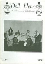 1966 Doll News Magazine United Federation of Doll Clubs May 
