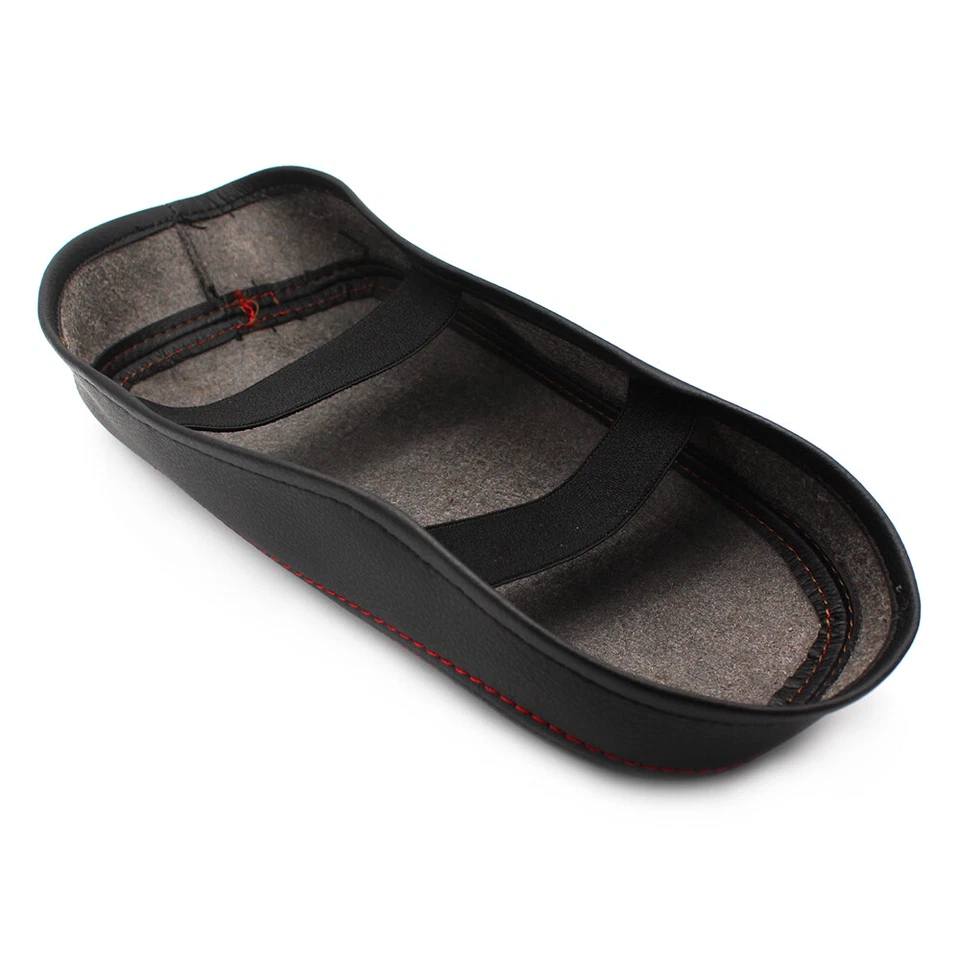 Black Center Console Leather Armrest Lid Box Cover for 2008-2017 Nissan Qashqai - Изображение 3 из 4