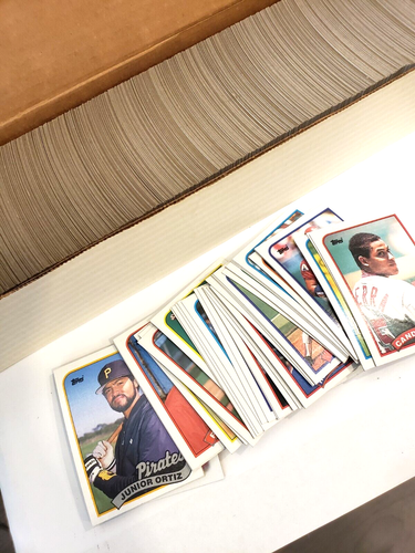 Vintage Baseball Karten versch. Ungezählter voller Karton 1989 - Bild 7 von 7