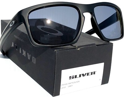 NEW Oakley SLIVER Matte Black Frame with Grey Iridium Lens NEW Oakley SLIVER Matte Black Frame with Grey Iridium Lens