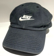 Nike Heritage 86 Futura Washed Navy Blue Baseball Cap Hat OSFM