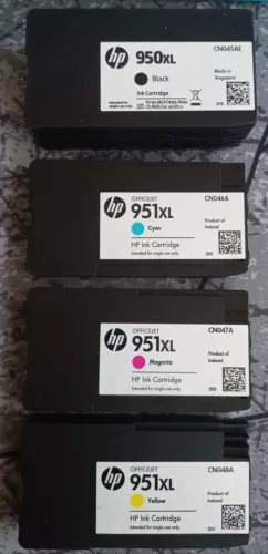 Original HP 950XL Schwarz & HP 951XL Cyan Magenta Gelb tintenpatronen 