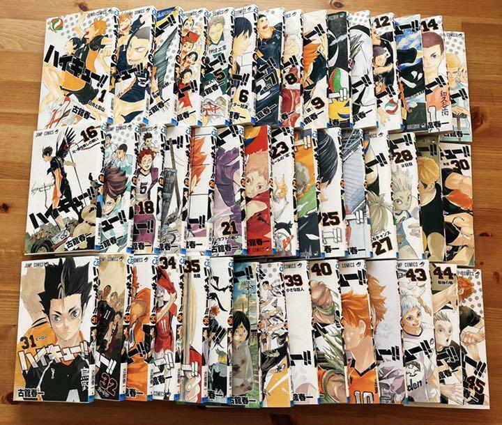 Haikyuu vol. 1-45 Full set Japanese edition Comics Manga Book From Japan  Used