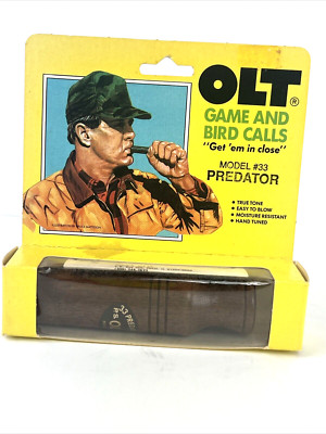 Vintage P.S. Olt Predator Call   Model 33, New in Package
