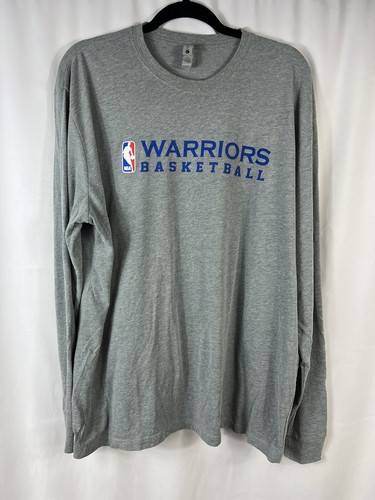 Golden State Warriors Team Player Exclusive Men's Grey Long Sleeve NBA Men's 2XL