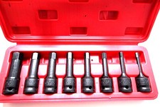 8pc 12 Dr Allen Hex Driver Impact Socket Set Mm