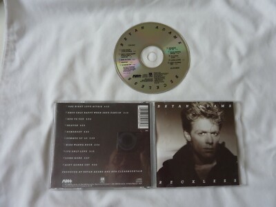 Bryan Adams Reckless UK CD album