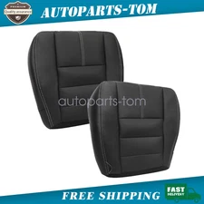 Replacement For 2008-10 Ford F250 F350 Super Duty Lariat Front Seat Cover Black