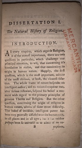 1757, 1st Ed, DAVID HUME, FOUR DISSERTATIONS, HISTORY OF RELIGION, PHILOSOPHY - Picture 11 of 11