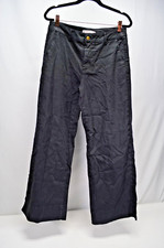 NWT PS. Don't Forget Me Wide Leg Black Cropped Pants Size 28