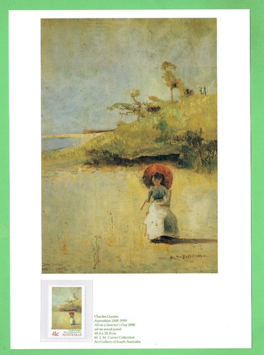 #T99. AUSTRALIA POST BOOK - AUSTRALIAN IMPRESSIONISTS, PAINTERS & ART THEME - Picture 5 of 6