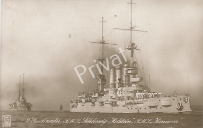 Photo PK S.M.S Schleswig-Holstein Germany Class Imperial Navy K1.78