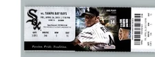 Tampa Bay Rays vs Chicago White Sox 4/26/2013 Full Ticket .
