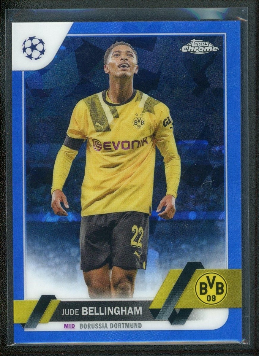 2023 Topps Chrome Jude Bellingham ベリンガム 2023 JUDE BELLINGHAM TOPPS CHROME UEFA CHAMPIONS LEAGUE BLUE