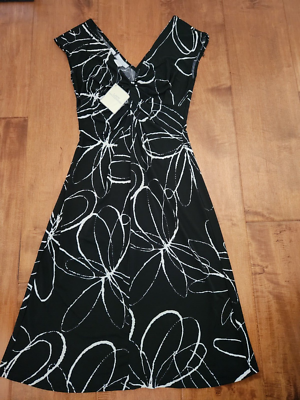 Lady Hathaway Womans 4 Dress V-Neck |Cap Sleeve | Stretchy Slimming Dress  A-Line | eBay