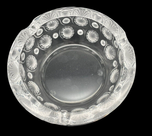 Lalique Ashtray Tokyo Pattern Signed Made In France - Picture 6 of 8