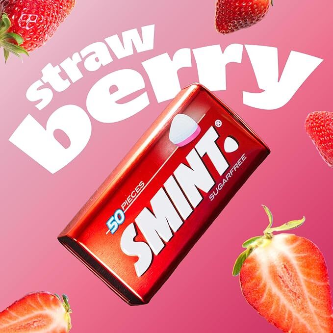 Sb Mints Smint Sugar Free Mints - 50 XXL Strawberry Mints Choose Pack | eBay UK