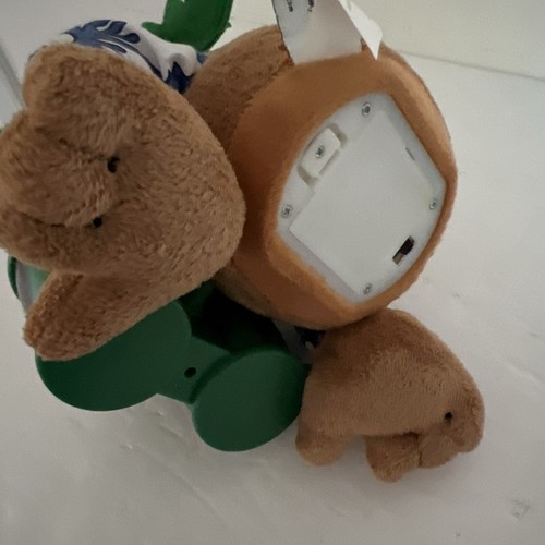 Cuddle Barn singende animierte PALME PETEY beleuchtete Bongo-Trommel aus Plüsch EXC - Bild 10 von 10
