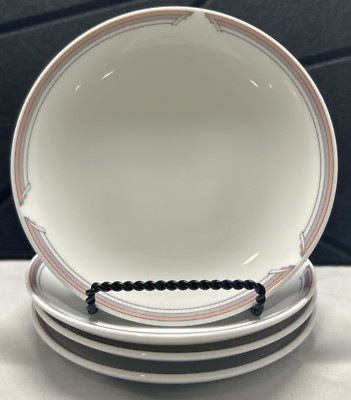 United Airlines First Class Noritake PL019 Service Plates Set of 4