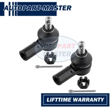 For Acura RSX Honda Element Pair Set of 2 Front Outer Steering Tie Rod Ends