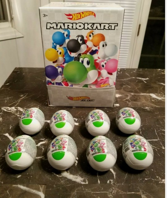 Hot Wheels 164 Scale Kart Yoshi Mystery Egg Complete Sets Diecast