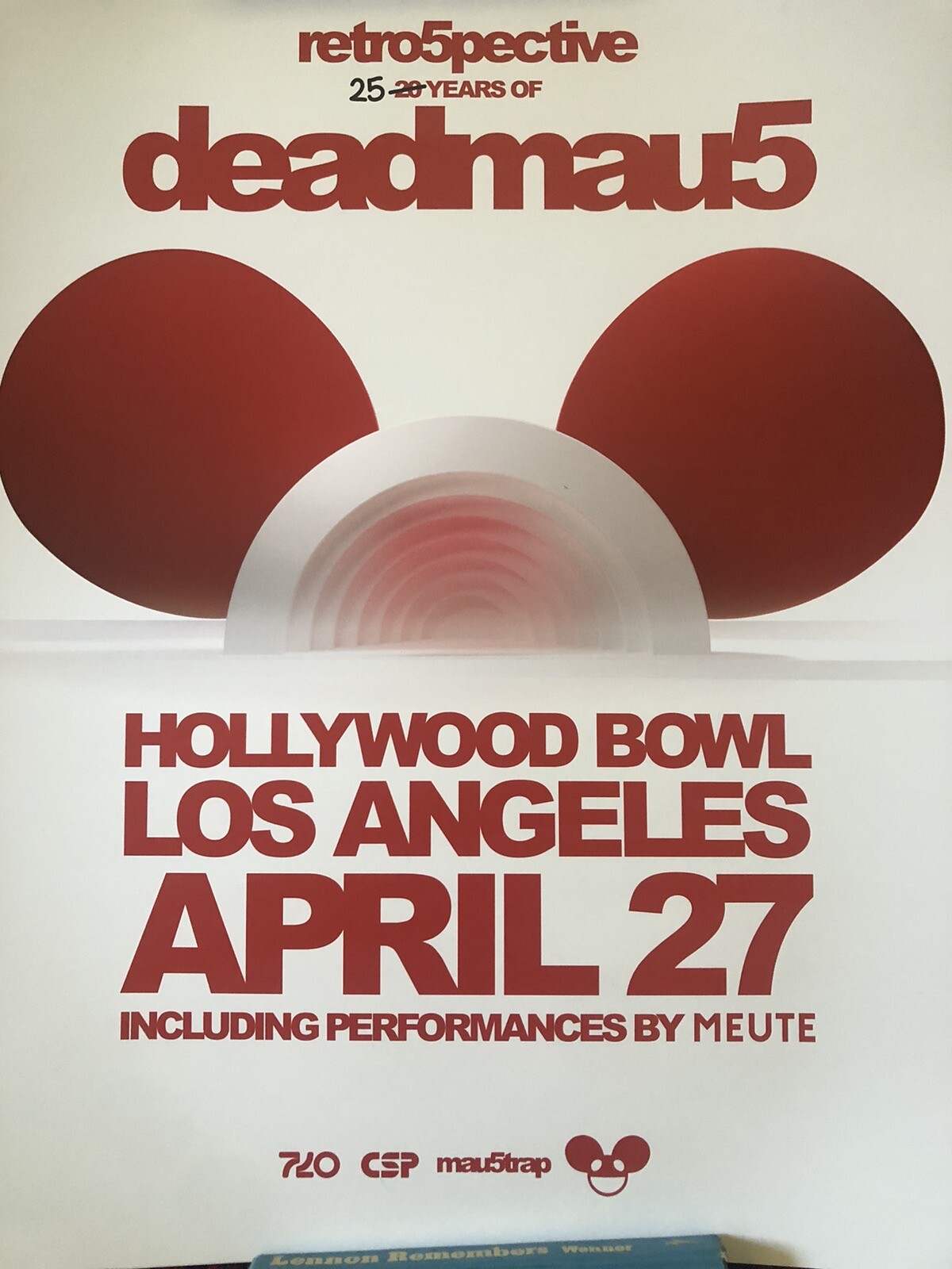 deadmau5 Hollywood Bowl Poster