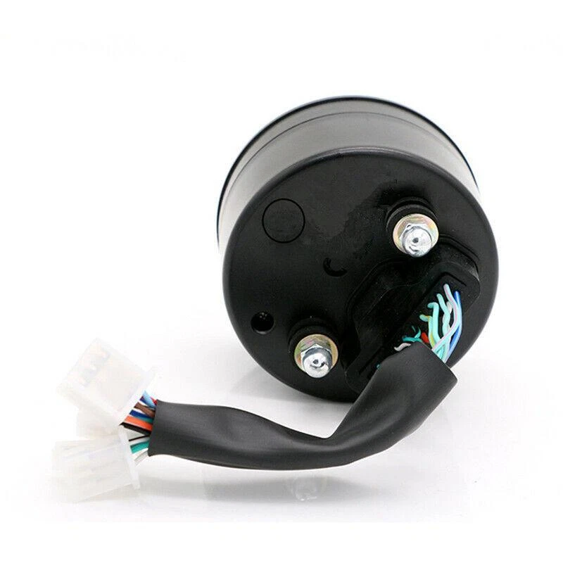 Motorcycle Speedometer 12000RPM 8-18V Gear Tachometer Gauge LCD Screen Digital - Image 4 of 4