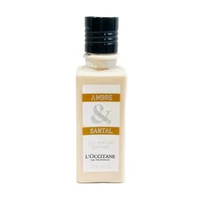L ‘Occitane En Provence Ambre & Santal Body Milk Lotion 6 Oz, 175ml Discontinued