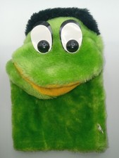Vintage Frog Hand Puppet Made In Korea