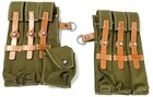 WWII GERMAN 9mm MACHINE PISTOL MP CANVAS AMMO POUCHES-OLIVE — photo 1